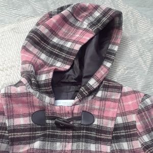 New York & Company Hooded wool blend Pea Coat